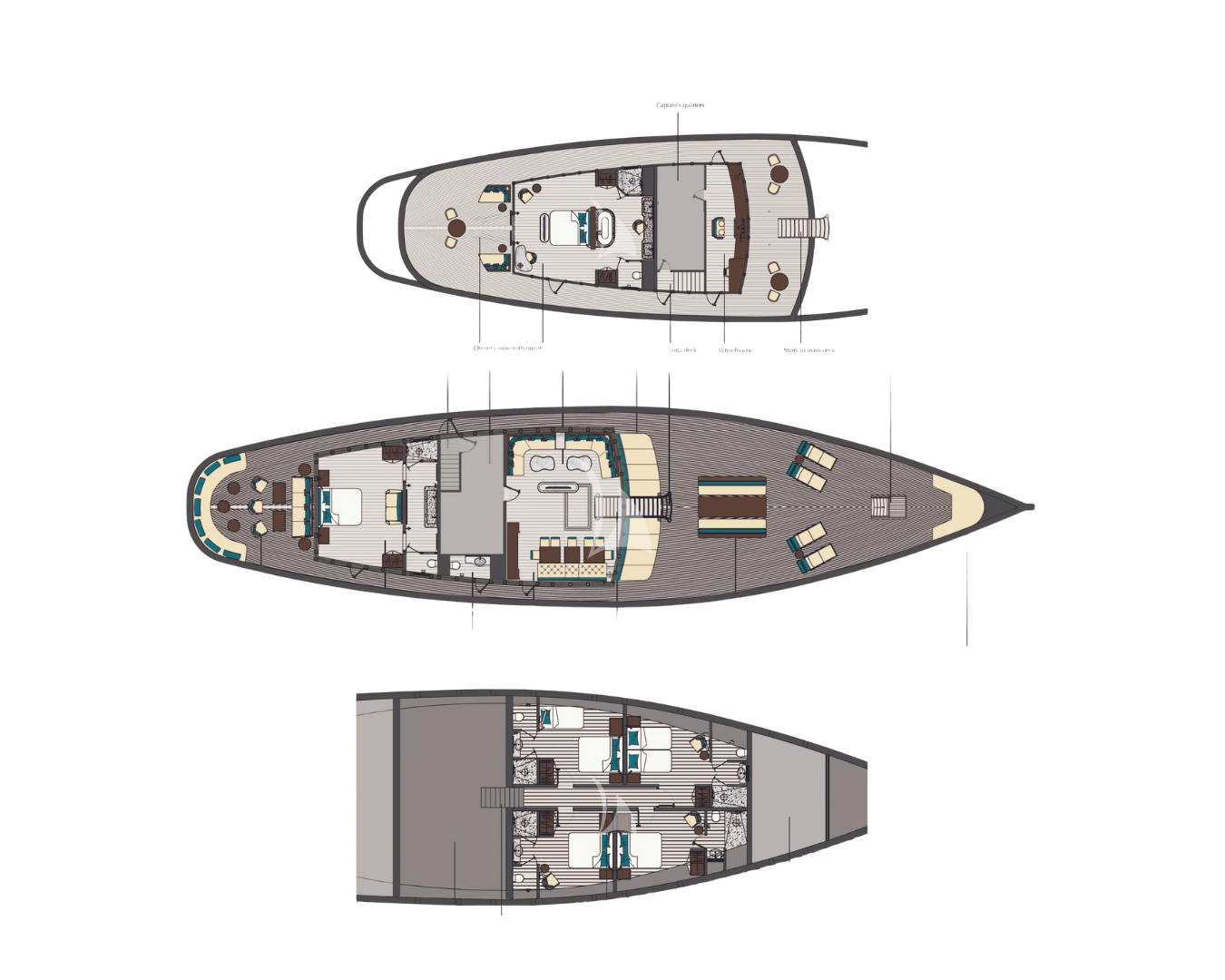 Layout for VELA Phinisi 50m - layout
