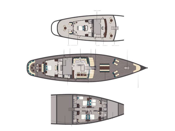 VELA Phinisi 50m - layout VELA Phinisi 50m - layout