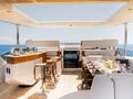 VESTA Azimut Grande 27M - sundeck dining and bar VESTA Azimut Grande 27M - sundeck dining and bar