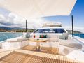 VESTA Azimut Grande 27M - foredeck lounge VESTA Azimut Grande 27M - foredeck lounge