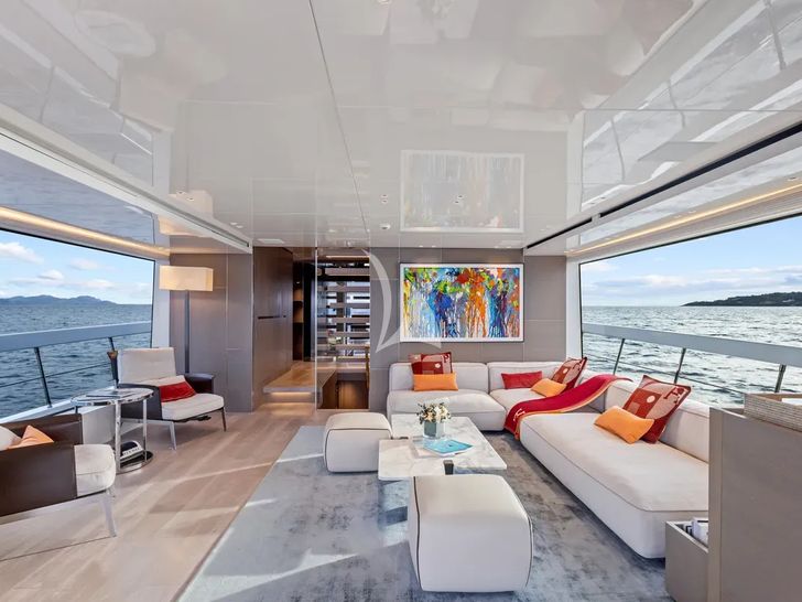 VINCI II Sanlorenzo SX88 - saloon VINCI II Sanlorenzo SX88 - saloon