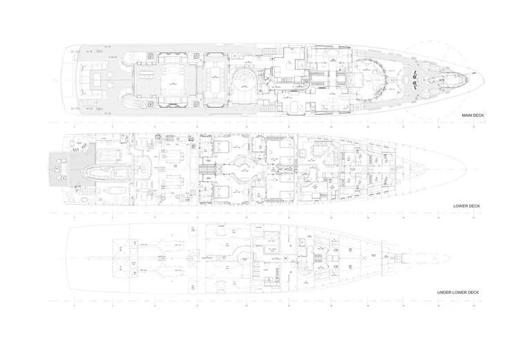 Layout for VISION Benetti 60m - layout