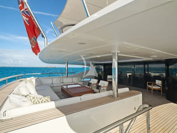 VISION Benetti 60m - main aft deck other angle VISION Benetti 60m - main aft deck other angle