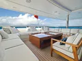 VISION Benetti 60m - main aft deck seating VISION Benetti 60m - main aft deck seating
