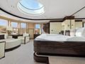 VISION Benetti 60m - master cabin bed VISION Benetti 60m - master cabin bed