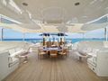 VISION Benetti 60m - sun deck dining area VISION Benetti 60m - sun deck dining area