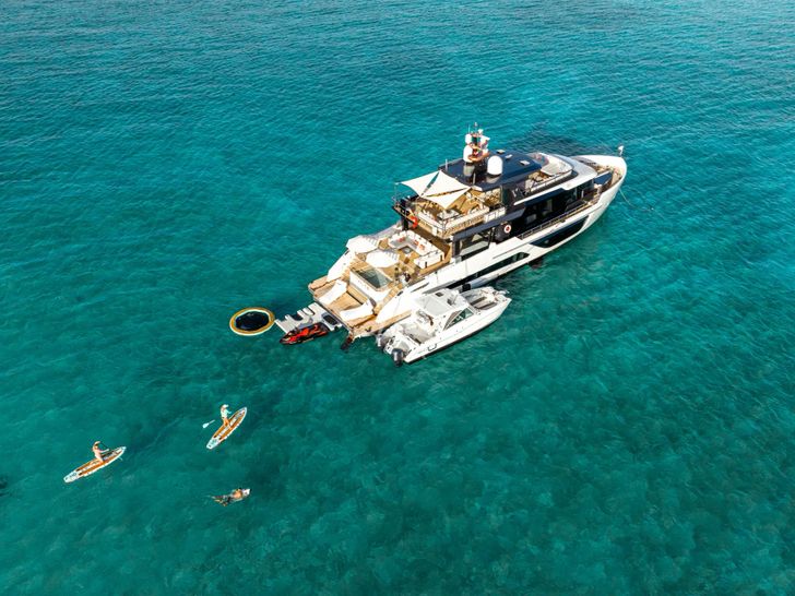 VIVACE Alpha Spritz 102 - anchored aerial shot VIVACE Alpha Spritz 102 - anchored aerial shot