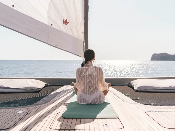 VIVA LA VIDA Sunreef 80 - foredeck VIVA LA VIDA Sunreef 80 - foredeck