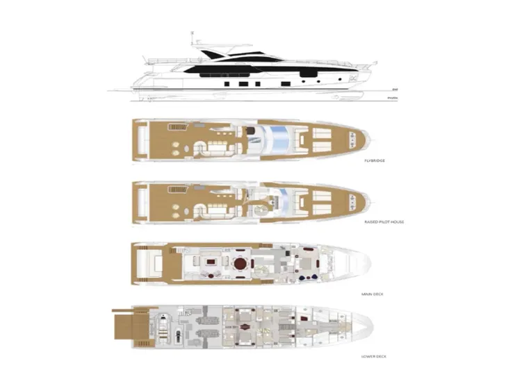 VOLANTE Azimut Grande 32M - layout VOLANTE Azimut Grande 32M - layout