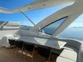 VOLANTE Azimut Grande 32M - sundeck alfresco dining area VOLANTE Azimut Grande 32M - sundeck alfresco dining area