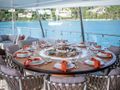 WABASH Benetti 132 Bridge Deck Dining WABASH Benetti 132 Bridge Deck Dining
