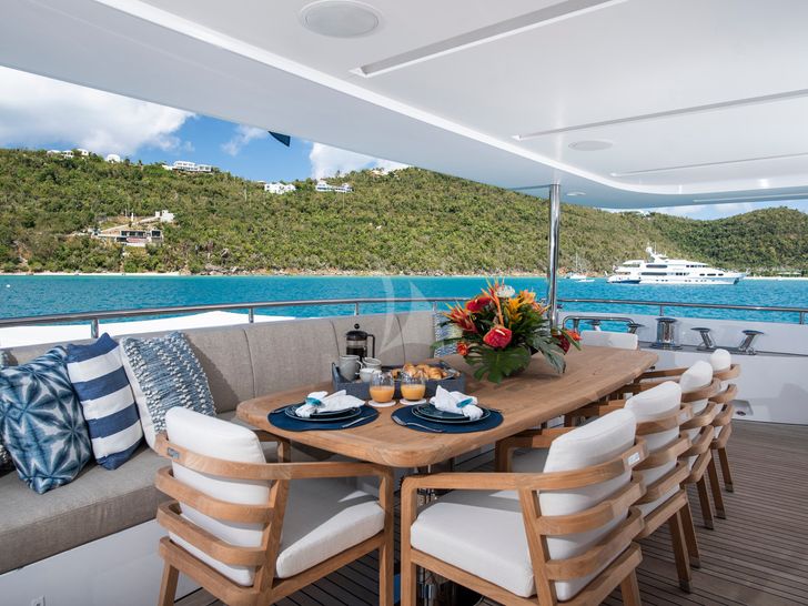 WABASH Benetti 132 Main Deck Aft WABASH Benetti 132 Main Deck Aft