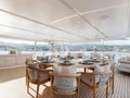 WABASH Benetti Classic Supreme 132 - sky deck alfresco dining area WABASH Benetti Classic Supreme 132 - sky deck alfresco dining area