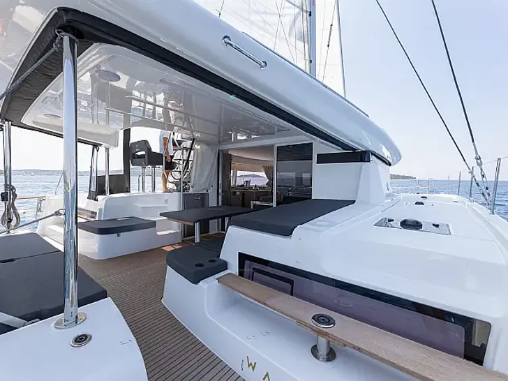 WANDERER Lagoon 43 - aft deck WANDERER Lagoon 43 - aft deck