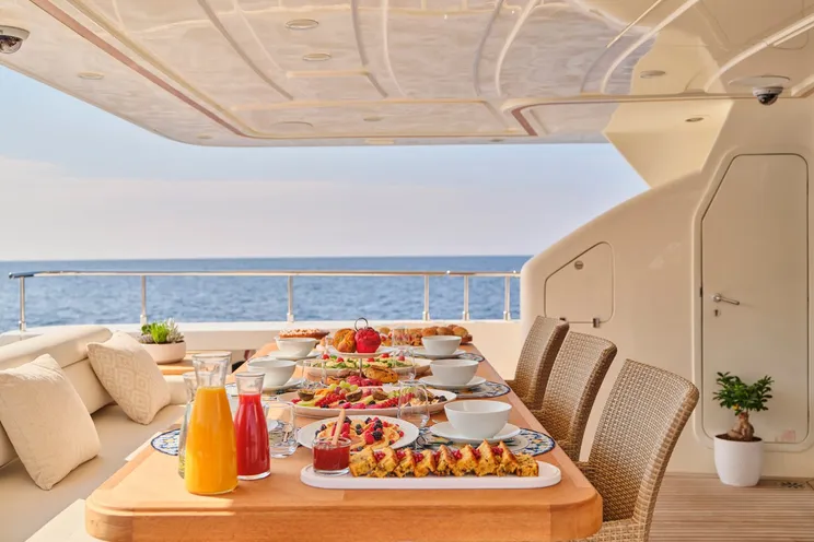 Charter Yacht WATCH ME - Ferretti Custom Line 30m - 5 Cabins - Athens - Mykonos - Paros - Cyclades - Greece