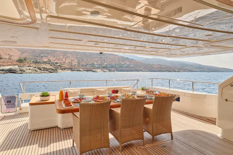 Charter Yacht WATCH ME - Ferretti Custom Line 30m - 5 Cabins - Athens - Mykonos - Paros - Cyclades - Greece