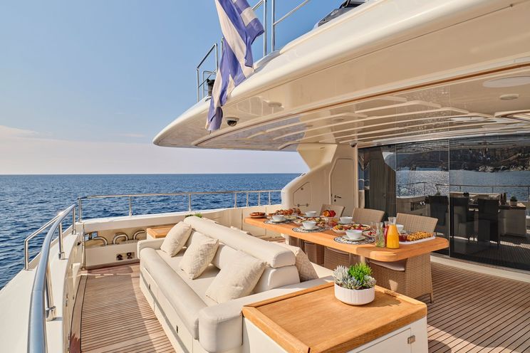 Charter Yacht WATCH ME - Ferretti Custom Line 30m - 5 Cabins - Athens - Mykonos - Paros - Cyclades - Greece