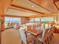 WATCH ME Ferretti Custom Line 30m - main dining area WATCH ME Ferretti Custom Line 30m - main dining area