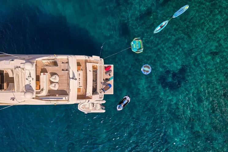 Charter Yacht WATCH ME - Ferretti Custom Line 30m - 5 Cabins - Athens - Mykonos - Paros - Cyclades - Greece