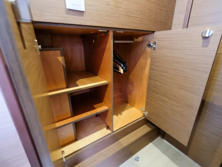 WHITE CHADAL Lagoon 42 - cabin closet WHITE CHADAL Lagoon 42 - cabin closet