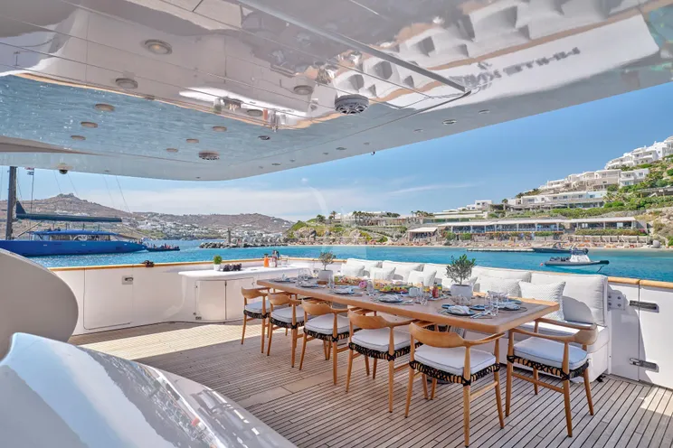 Charter Yacht WHITE KNIGHT - Maiora 40m - 6 Cabins - Athens - Mykonos - Paros - Cyclades - Greece