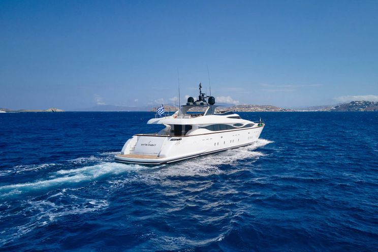 Charter Yacht WHITE KNIGHT - Maiora 40m - 6 Cabins - Athens - Mykonos - Paros - Cyclades - Greece
