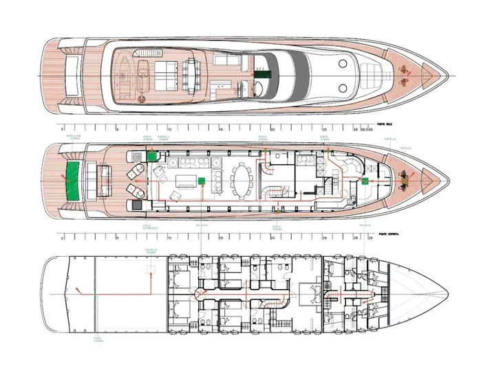 WHITE KNIGHT Maiora 40m - layout WHITE KNIGHT Maiora 40m - layout