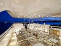 WHITE KNIGHT Maiora 40m - sun deck dining area WHITE KNIGHT Maiora 40m - sun deck dining area