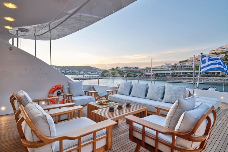 Charter Yacht WHITE KNIGHT - Maiora 40m - 6 Cabins - Athens - Mykonos - Paros - Cyclades - Greece