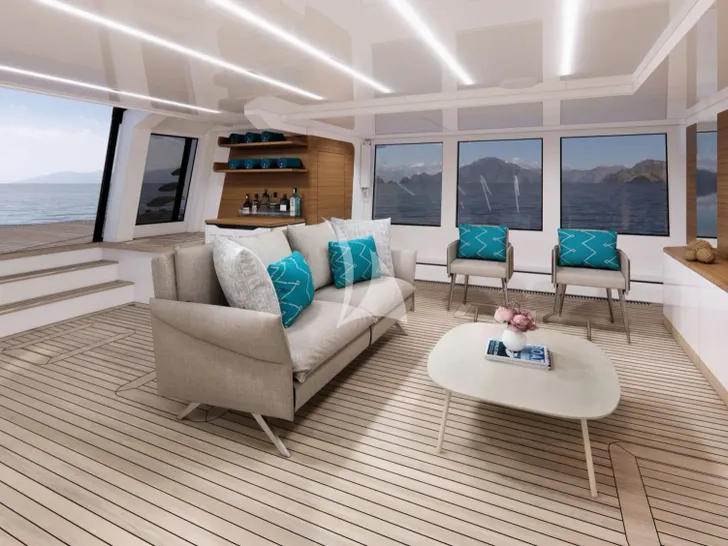 WHITE STAR Mangusta(Overmarine)Oceano 39 - beach club lounge WHITE STAR Mangusta(Overmarine)Oceano 39 - beach club lounge
