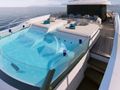 WHITE STAR Mangusta(Overmarine)Oceano 39 - sundeck jacuzzi WHITE STAR Mangusta(Overmarine)Oceano 39 - sundeck jacuzzi