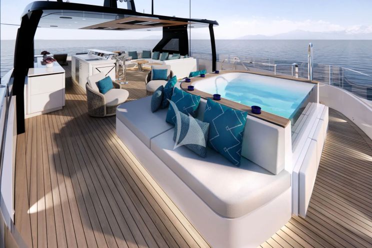 Charter Yacht WHITE STAR - Mangusta(Overmarine)Oceano 39 - 5 Cabins - St Thomas - St John - St Croix - USVI - Caribbean