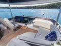 WILJIM V Princess Y72 - flybridge seating and helm WILJIM V Princess Y72 - flybridge seating and helm
