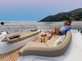 WILJIM V Princess Y72 - foredeck lounging and bronzing area WILJIM V Princess Y72 - foredeck lounging and bronzing area