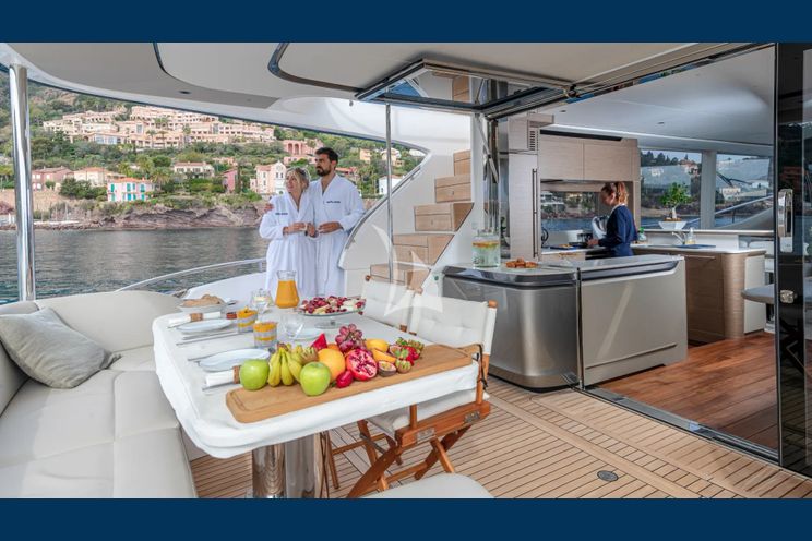 Charter Yacht WILJIM V - Princess Y72 - 4 Cabins - Saint Raphael - Cannes - Monaco - St Tropez - Nice - French Riviera
