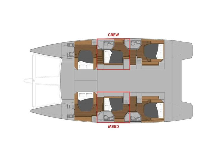 WIND CHASER I Fountaine Pajot Ipanema 58 - layout WIND CHASER I Fountaine Pajot Ipanema 58 - layout