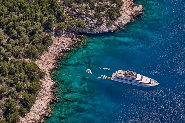 Charter Yacht WOMBAT - Sanlorenzo SL106 - 5 Cabins - Athens - Mykonos - Paros - Cyclades - Aegean - Greece