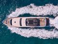 WOMBAT Sanlorenzo SL106 - cruising top aerial shot WOMBAT Sanlorenzo SL106 - cruising top aerial shot