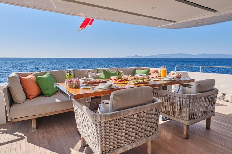 Charter Yacht WOMBAT - Sanlorenzo SL106 - 5 Cabins - Athens - Mykonos - Paros - Cyclades - Aegean - Greece