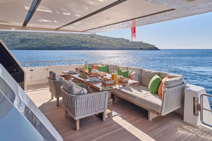 Charter Yacht WOMBAT - Sanlorenzo SL106 - 5 Cabins - Athens - Mykonos - Paros - Cyclades - Aegean - Greece