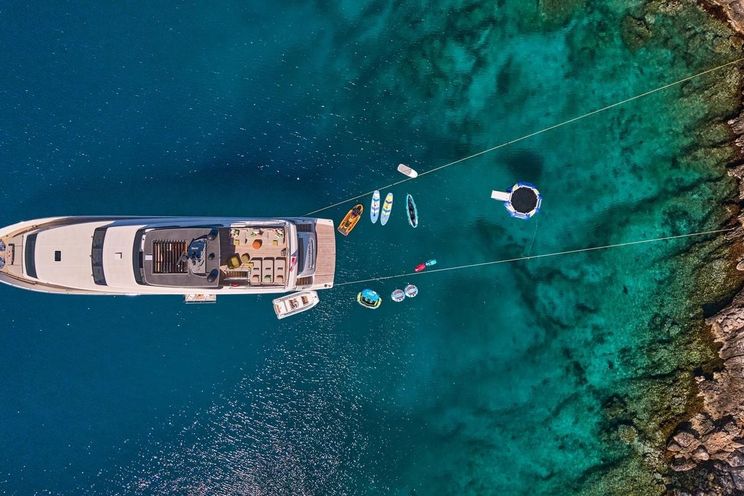 Charter Yacht WOMBAT - Sanlorenzo SL106 - 5 Cabins - Athens - Mykonos - Paros - Cyclades - Aegean - Greece