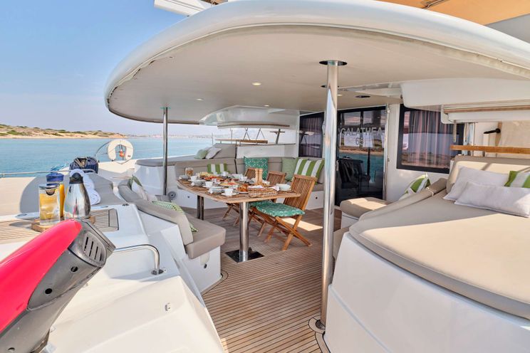 Charter Yacht WORLD'S END - Fountaine Pajot Galathea 65 - 5 Cabins - Athens - Corfu - Lefkas - Santorini - Zakynthos - Greece