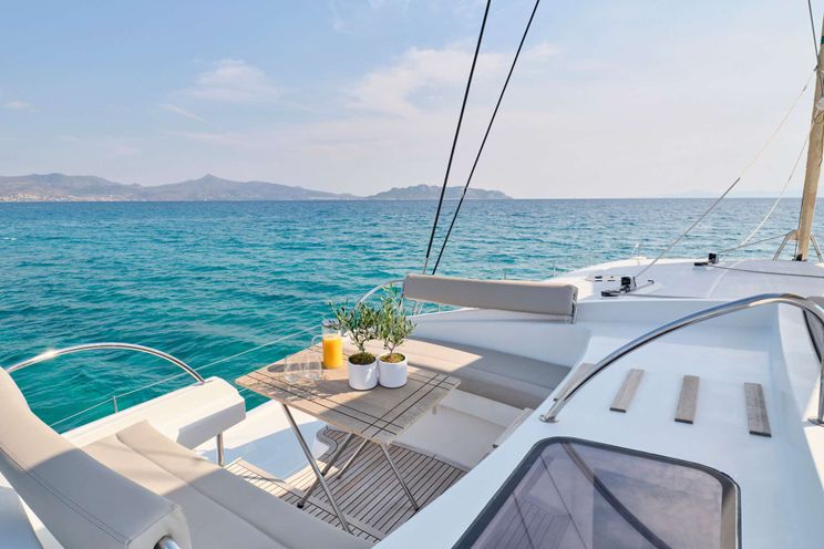 Charter Yacht WORLDS END - Fontaine Pajot Galathea 65 - 5 Cabins - Athens - Corfu - Lefkas - Santorini - Zakynthos
