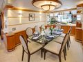 XOXO Intermarine 118 - formal dining set up XOXO Intermarine 118 - formal dining set up