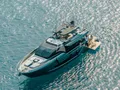 X SEVEN Riva Diva 82 - anchored aerial shot X SEVEN Riva Diva 82 - anchored aerial shot