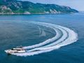YAMAS Ferretti 670 - cruising drone shot YAMAS Ferretti 670 - cruising drone shot