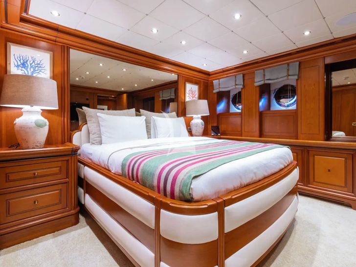 YAZZ Aegean Custom Sailing Yacht 55m - VIP cabin 2 YAZZ Aegean Custom Sailing Yacht 55m - VIP cabin 2