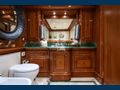 YAZZ Aegean Custom Sailing Yacht 55m cabin bathroom vanity unit and toilet
