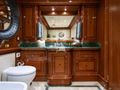 YAZZ Aegean Custom Sailing Yacht 55m cabin bathroom vanity unit and toilet