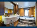 YAZZ Aegean Custom Sailing Yacht 55m cabin bathroom with bathtub